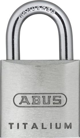 Abus cilinderhangslot 64TI/20 2KA aluminium 20x19,5x10mm 2st