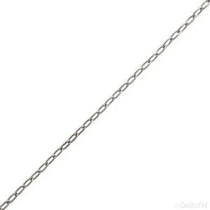 Deltafix klokketting 1,6mm vernikkeld metaal per meter